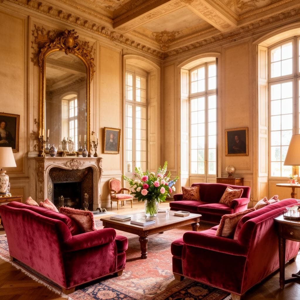 Intérieur d'un château d'exception